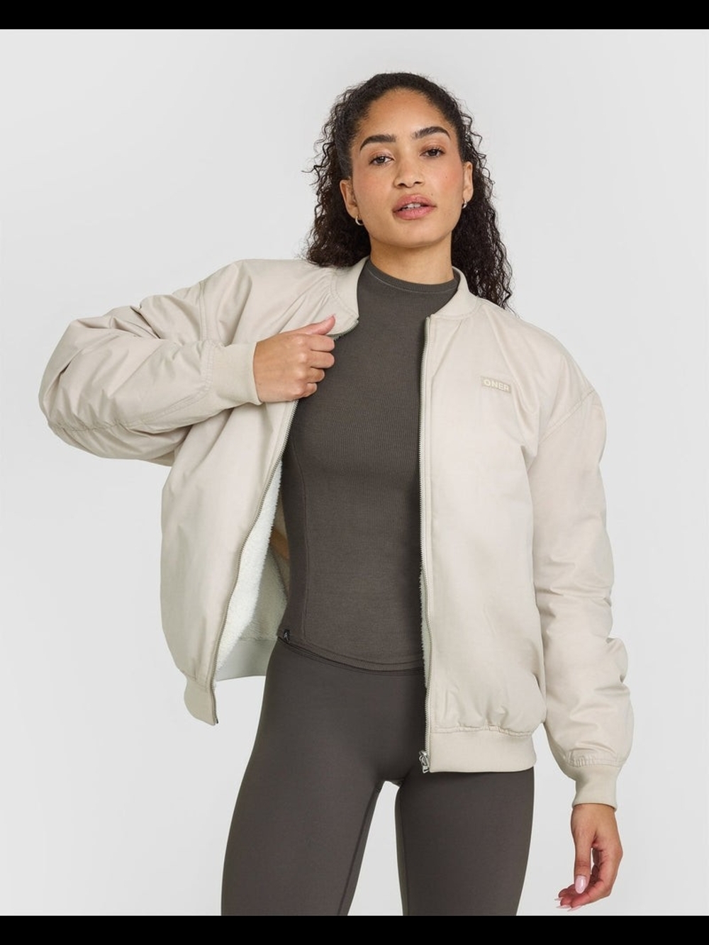 Oner Active Reversible Bomber Jacket - Sand